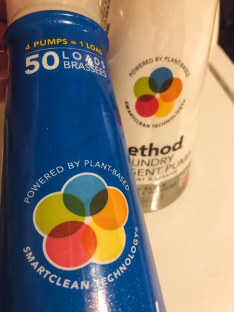 Method's version of greenwashing shown on their laundry detergent. 
