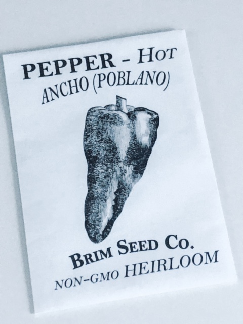 #3 on the list of things we are growing is poblano peppers.